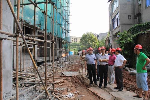 鄔清富局長視察賴家坡公租房工程建設(shè) 