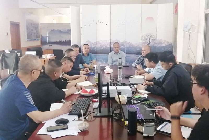 公司副總經(jīng)理茍仕聰、鄒世界一行赴向家壩灌區(qū)北總一期二步工程項目調研指導工作
